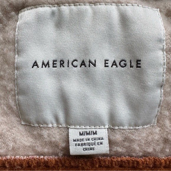 American Eagle Cozy Fleece Jacket Medium - Picture 11 of 16